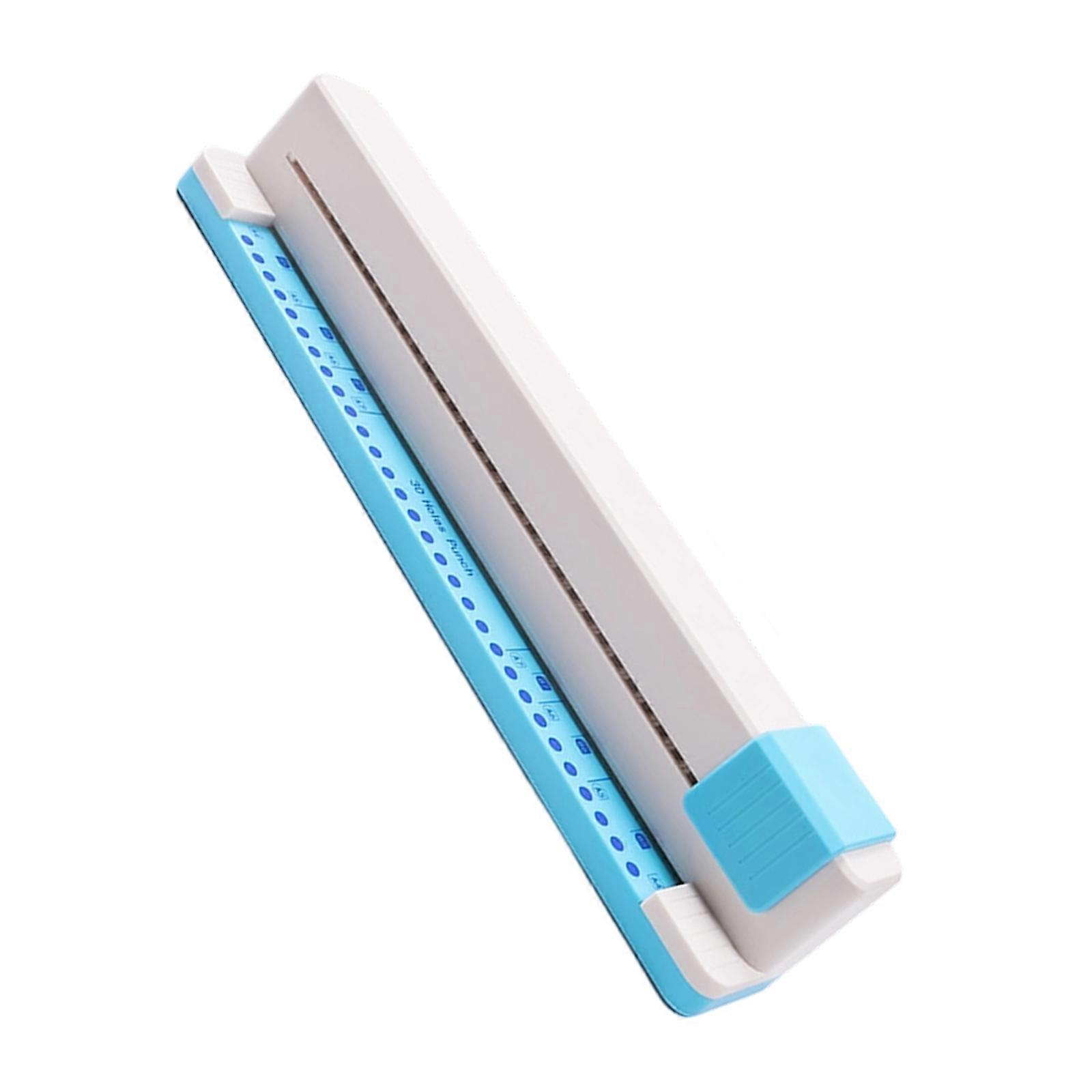 30 Hole Paper Puncher Heavy Duty Office Paper Puncher 30 Holes Slide Paper Puncher Machine 5 Sheet Punching Capacity Multicolor