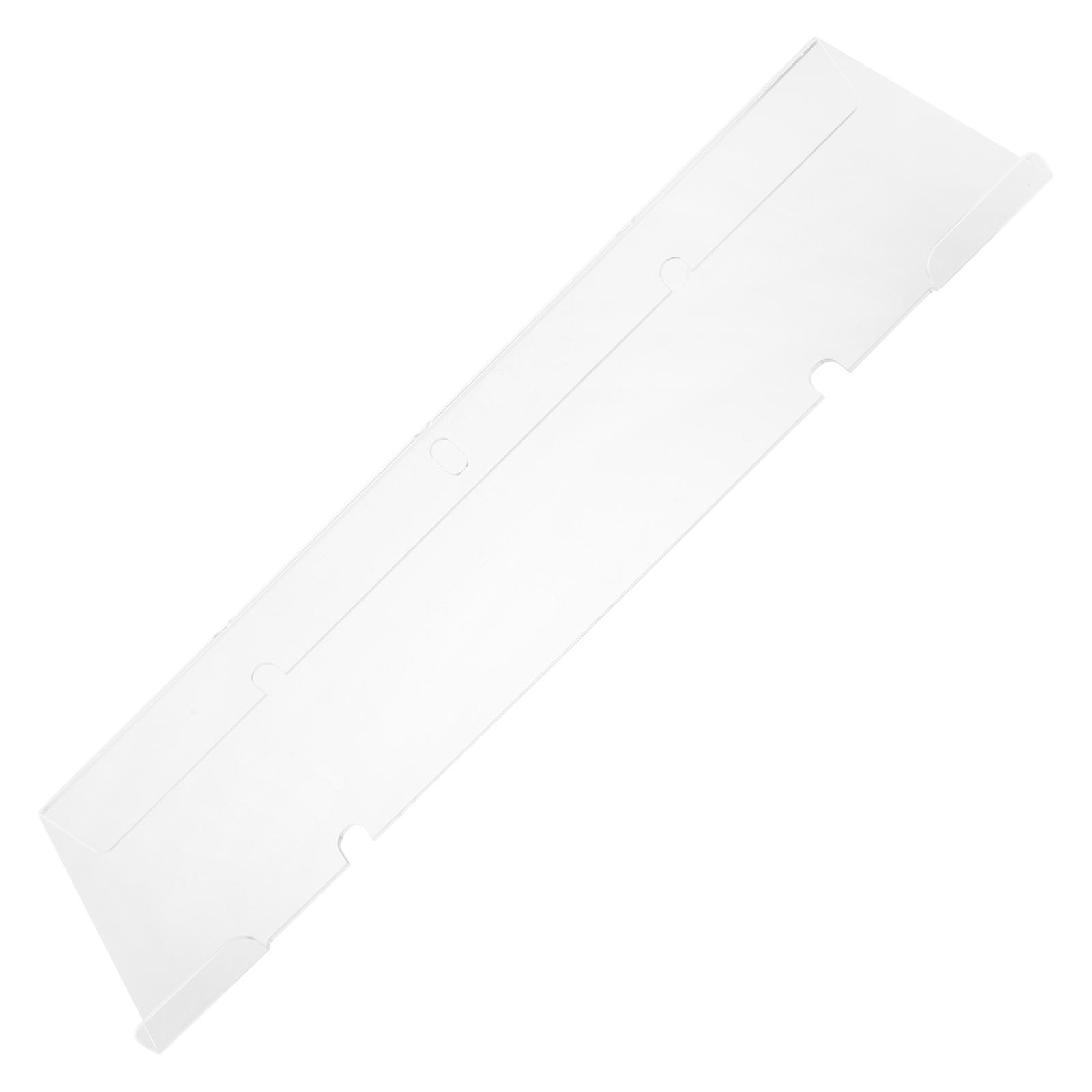 Ergonomic Acrylic Keyboard Stand for Office Desk 30 Degree Tilted Design White Various Keyboards