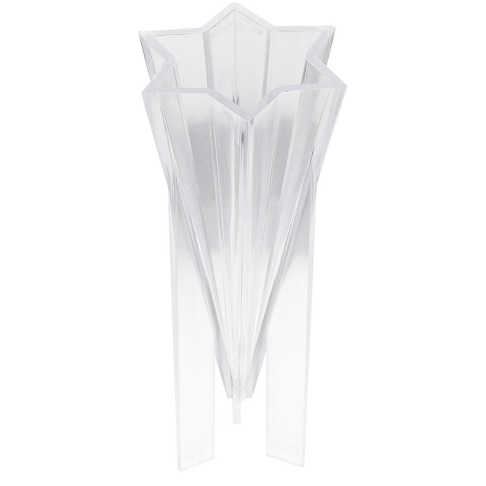Durable Plastic Candle Mold for DIY Use Transparent Reusable Craft Molds Set