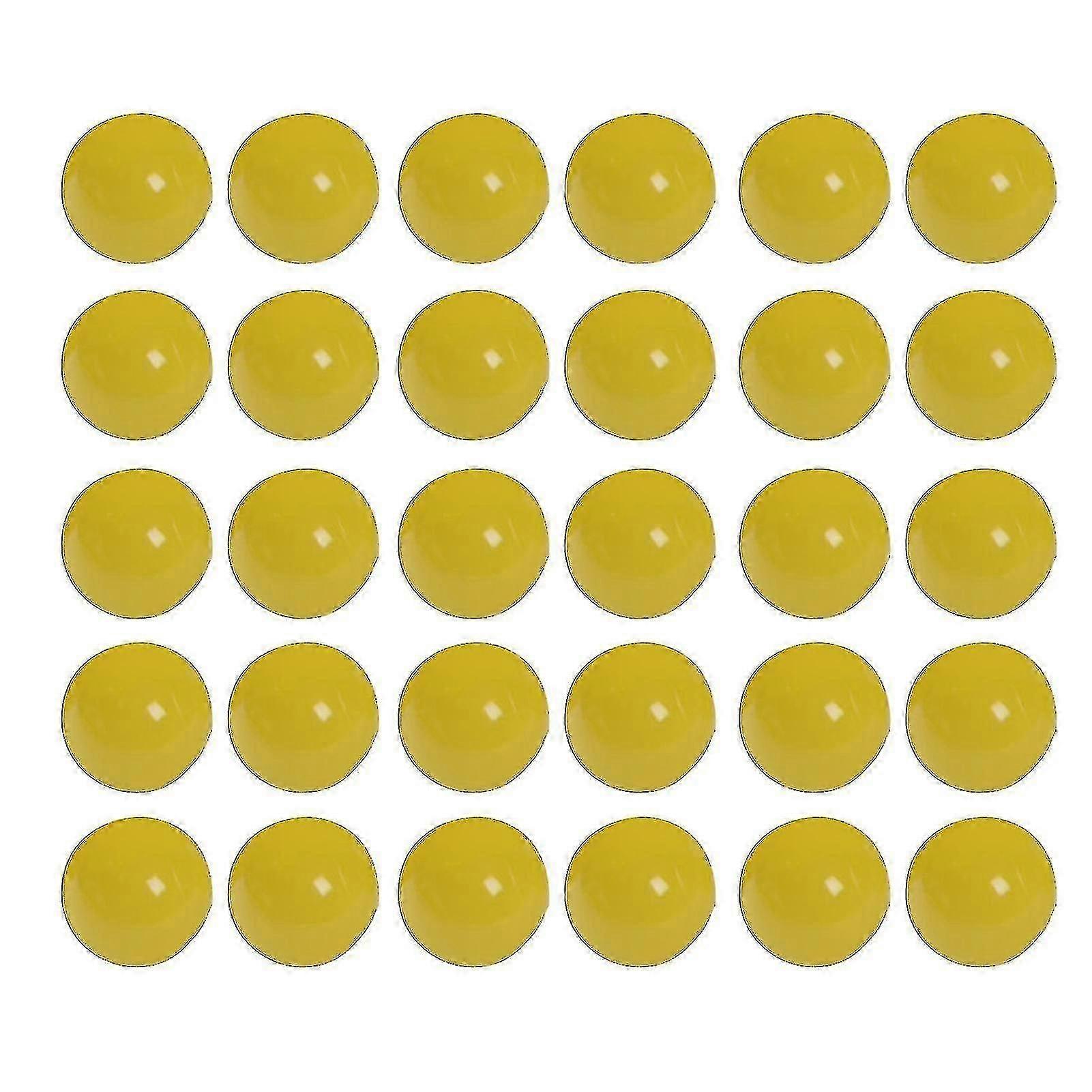 100pcs厚みのある無臭の安全な噛み付きに強いボールピットボール - イエロー