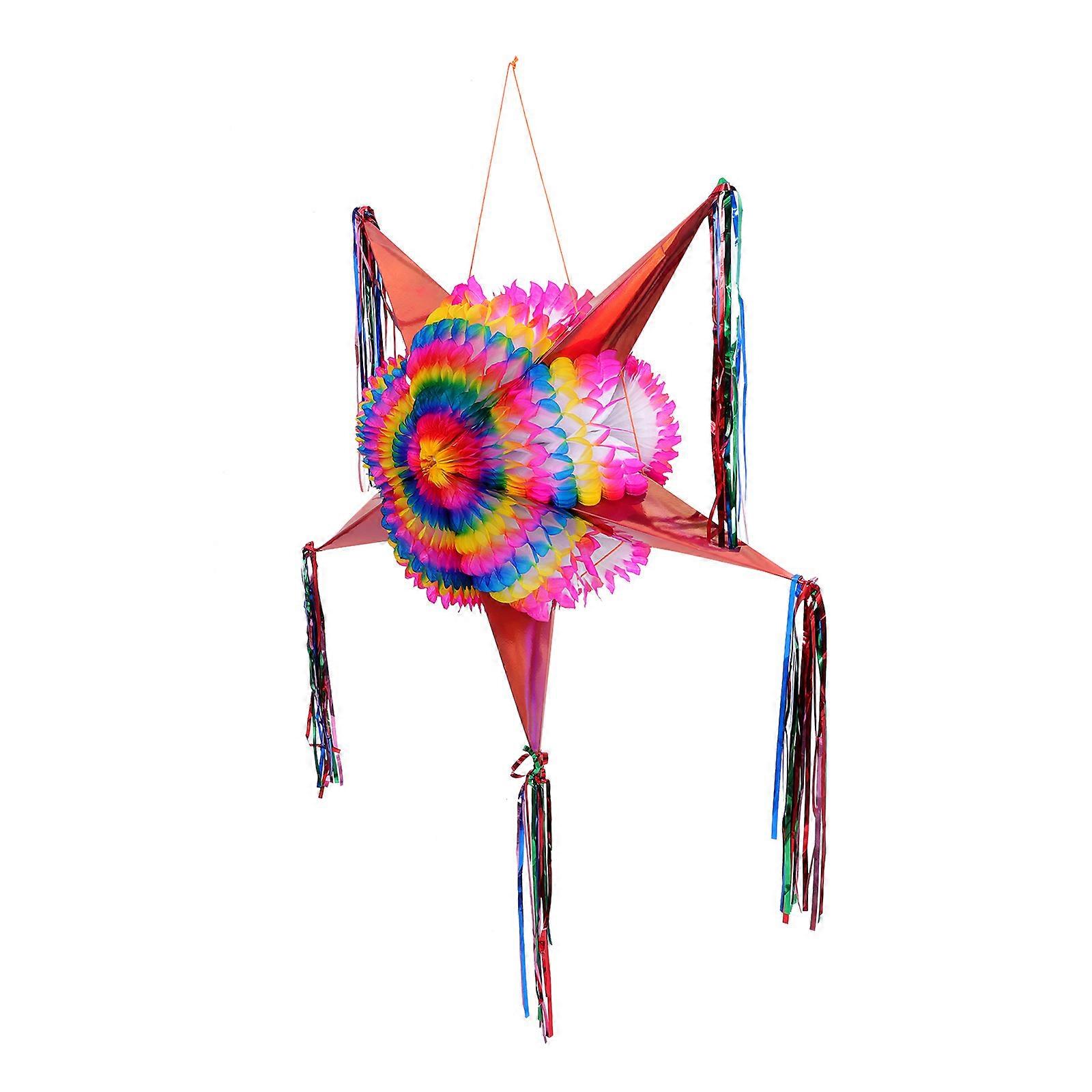 Colorful Foldable Star Paper Game for Birthdays Festivals Indoor Outdoor Decor – Unique Design for Joyful Moments and Engaging Activities