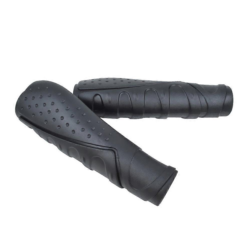 Mountain Bike Handle Grips Ergonomic Grip Support Rubber Cycling Rainy Days Riding 2Pcs
