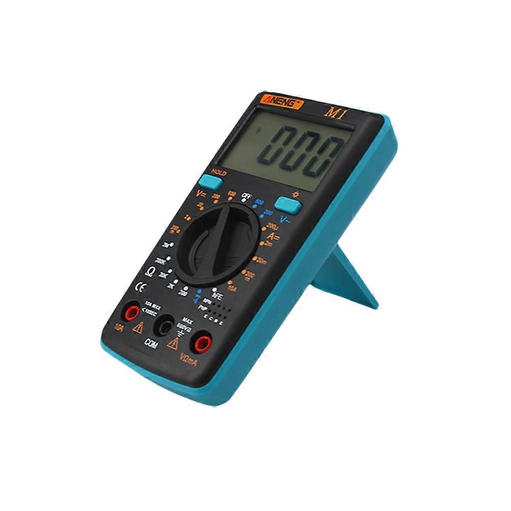 Multimeter Kit Mini Multimeter Digital Blue For Circuit Testing Voltage Measurement 1Set
