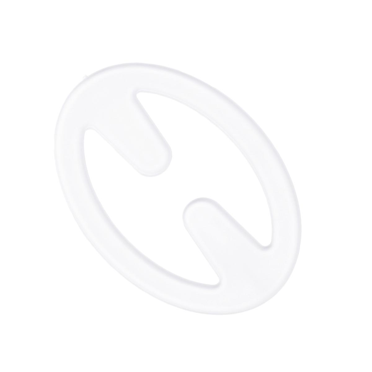 Invisible Bra Strap Buckle for Women Transparent Plastic Fine Handcrafted Antislip Shoulder Strap .5 inch