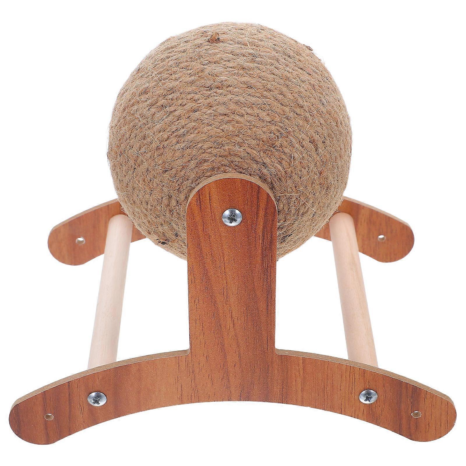Car Scratch Ball Natural Sisal Cat Scratching Toy for Kittens and Indoor Cats, Rotating Claw Scratcher with Rope Texture for Nail Care