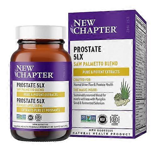 New Chapter Prostate 5LX, 60 Caps (Pack of 2)
