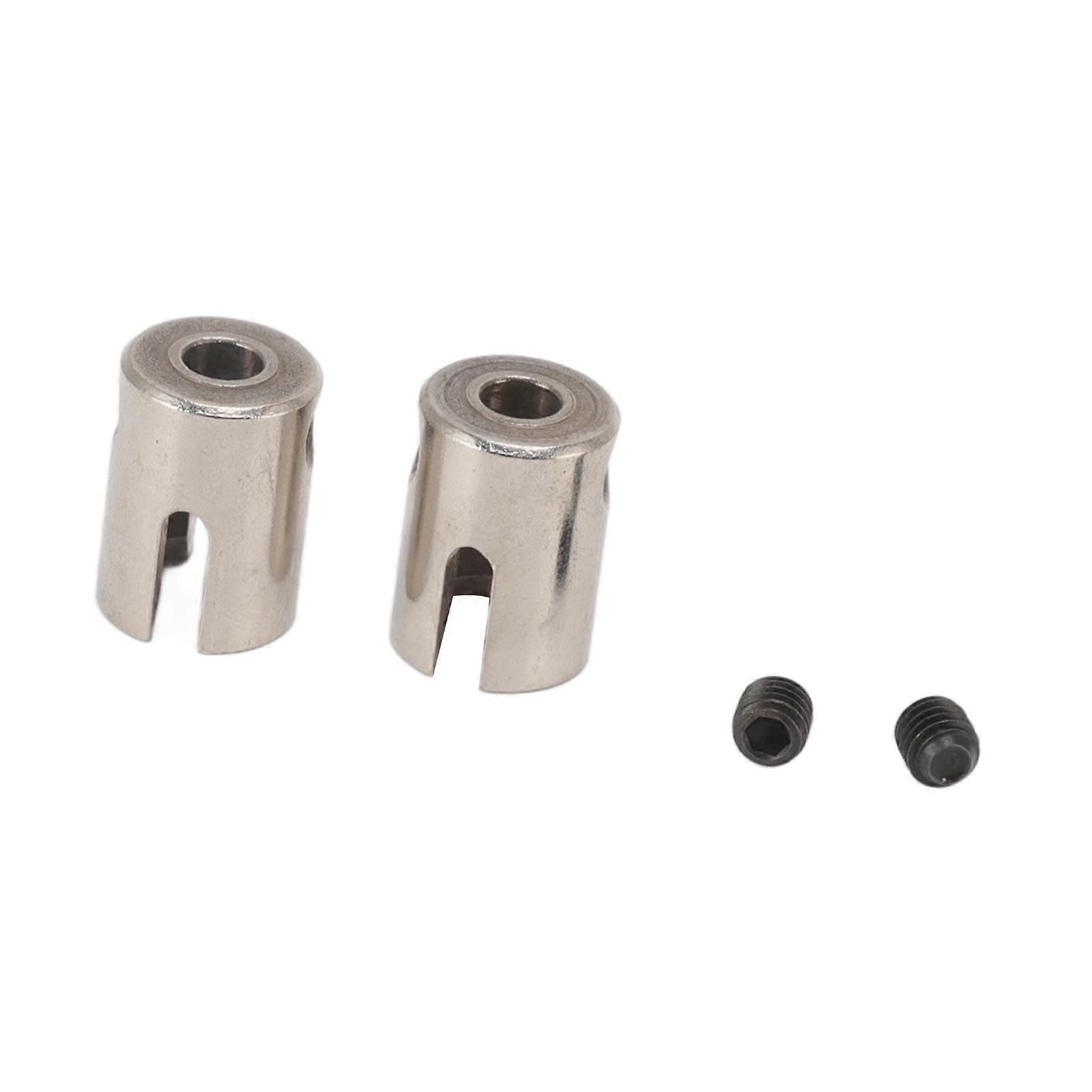 Steel Input Shaft Cup RC Car Center Driveshaft Cup for ARRMA 1/5 RC Car Replacement Upgrade Part Silver 