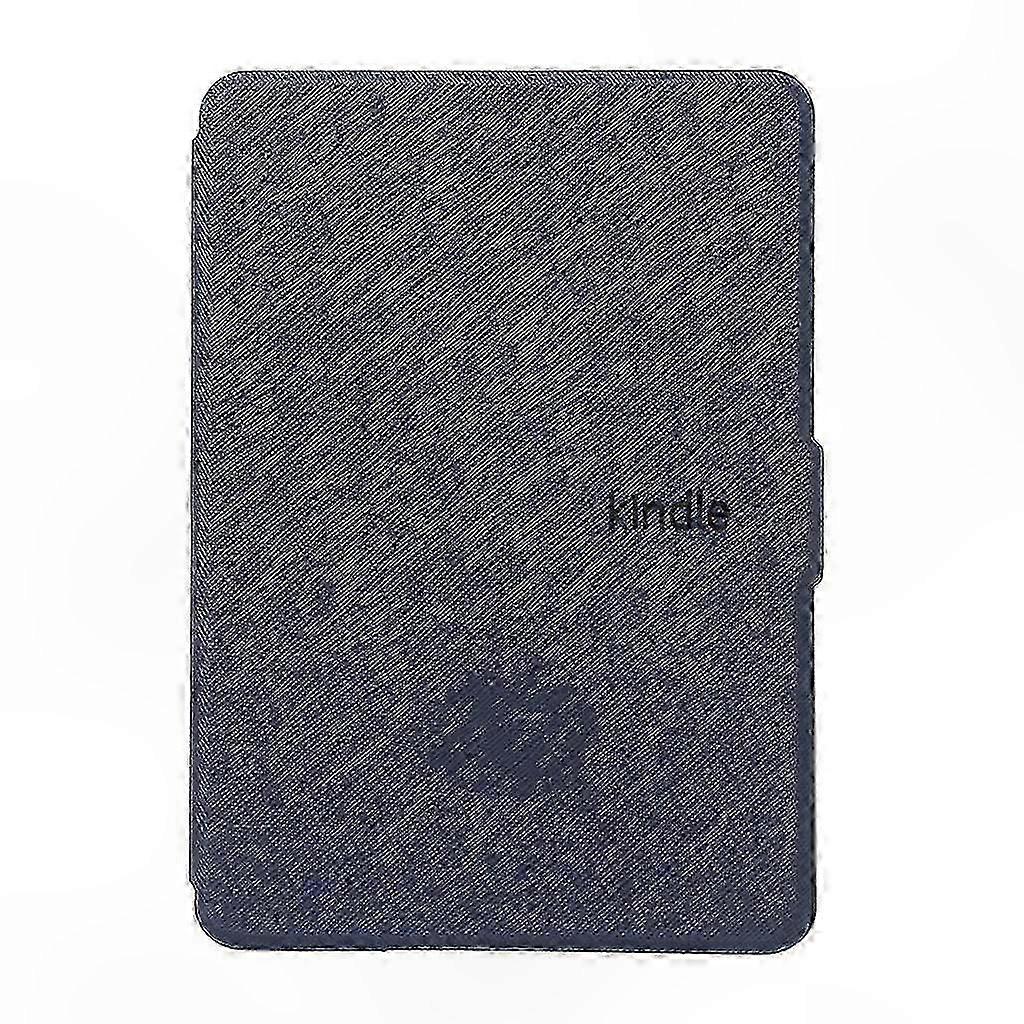 Dark Blue Leather Cover for 6" Kindle Paperwhite Models