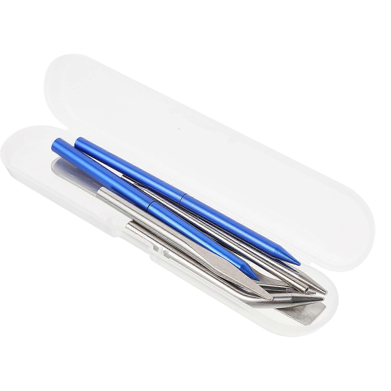 Knitting Kit Braiding Tools For Umbrella Rope DIY Projects In Blue 1 Set