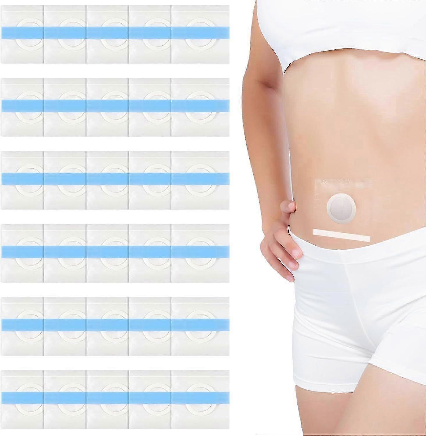 2025 Latest Model  30pcs Castor Oil Pack Wrap for Belly Button, Single Use
