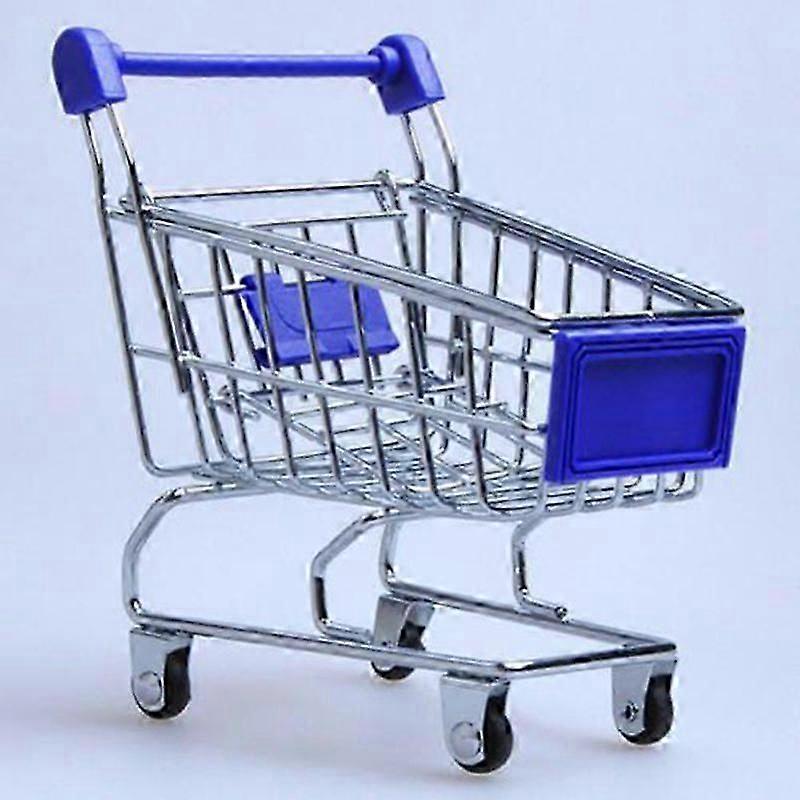Creative Small Shopping Cart for Kids Craft Toy and Storage Modern Style Iron Material