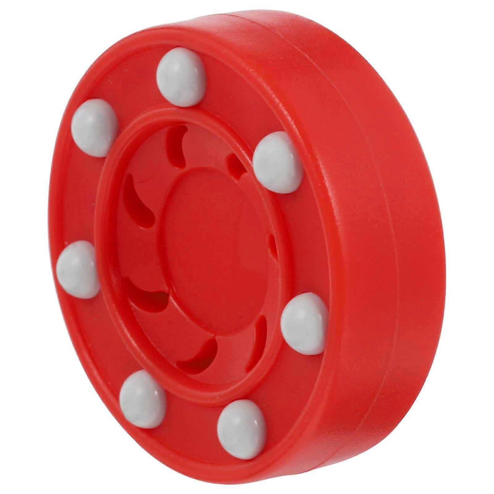 Yellow Roller Hockey Puck for Training Use with PP Material Great for Smooth Indoor and Outdoor