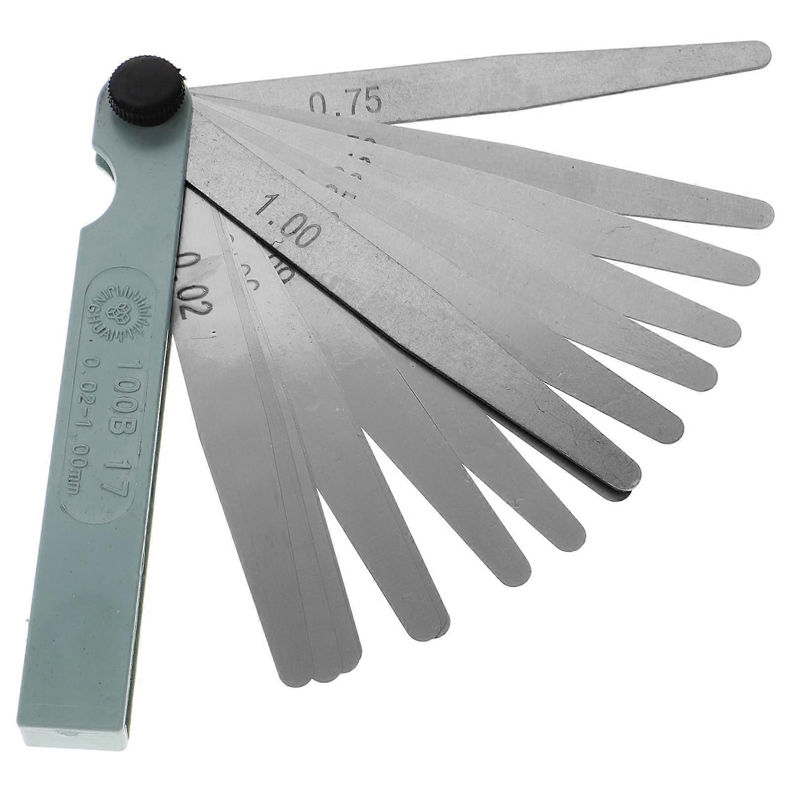 Feeler Gauge Set For Gap And Wall Thickness, Automotive, Portable And Compact, Wide Gauge Range, Metric Imperial