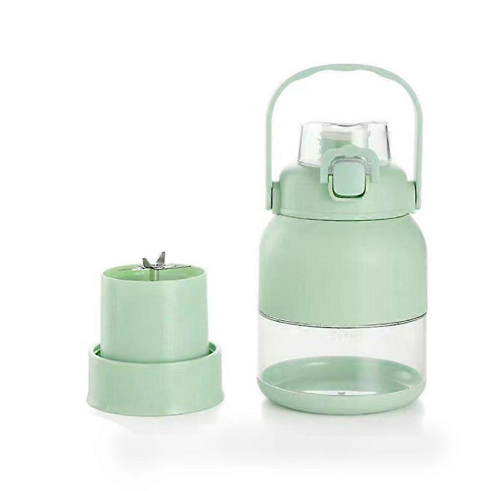 Electric Citrus Juicer 28 Oz, With Straw And Two Lids, Portable Mini Blender