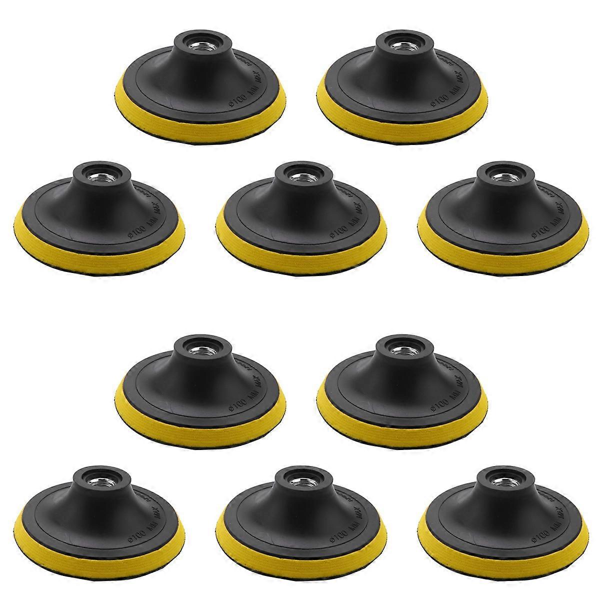 10X Polishing Pad Backing Pad Sanding Pad Pads M14 for Polishing Machine K1 Thread Diameter: 100