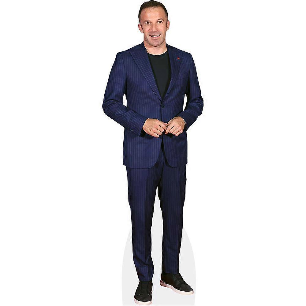 Alessandro Del Piero (Blue Suit) Cardboard Cutout (lifesize OR mini size). Standee. Stand Up.