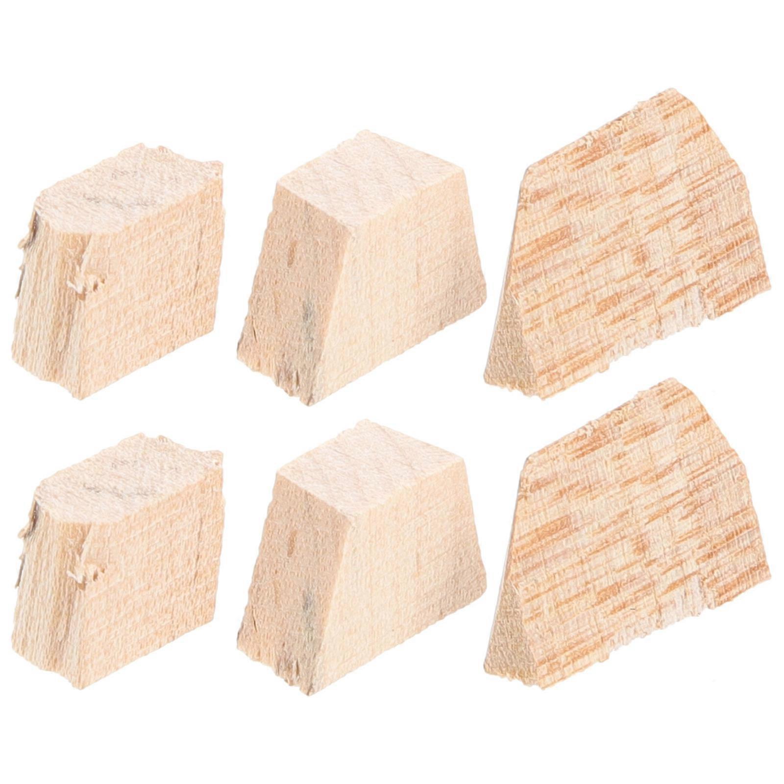 Wooden Wedges Parts Fiddlestick Replacement Parts Advanced Players Violin Performance Compact Size Wood 1.50X1.00X0.30CM Replacement 2 Sets