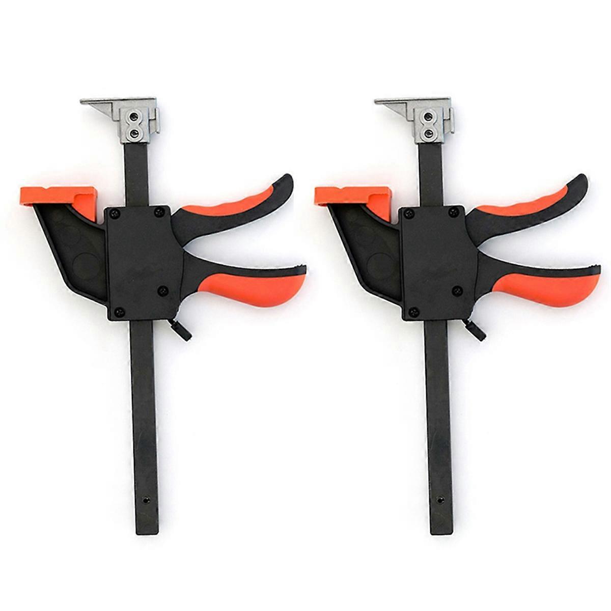 Track Quick Clamps - Secure and Fast Clamping for Track-Saw Tracks, Push-Button Fast Release, Table Saw Quality Cut 2PCS