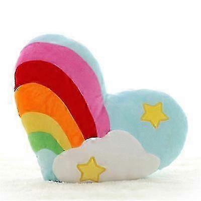 Arcobaleno Cuscino A Forma di Cuore Arcobaleno Cuscino Da Pranzo Sala Da Pranzo Divano Sala Da Pranzo Soft-Yvan