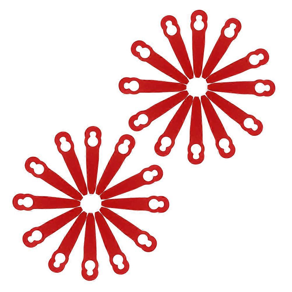 Durable Garden Grass Trimmer 20Set Gourd-Shaped Design For Outdoor Lawn Care Efficient Cutting Red Color