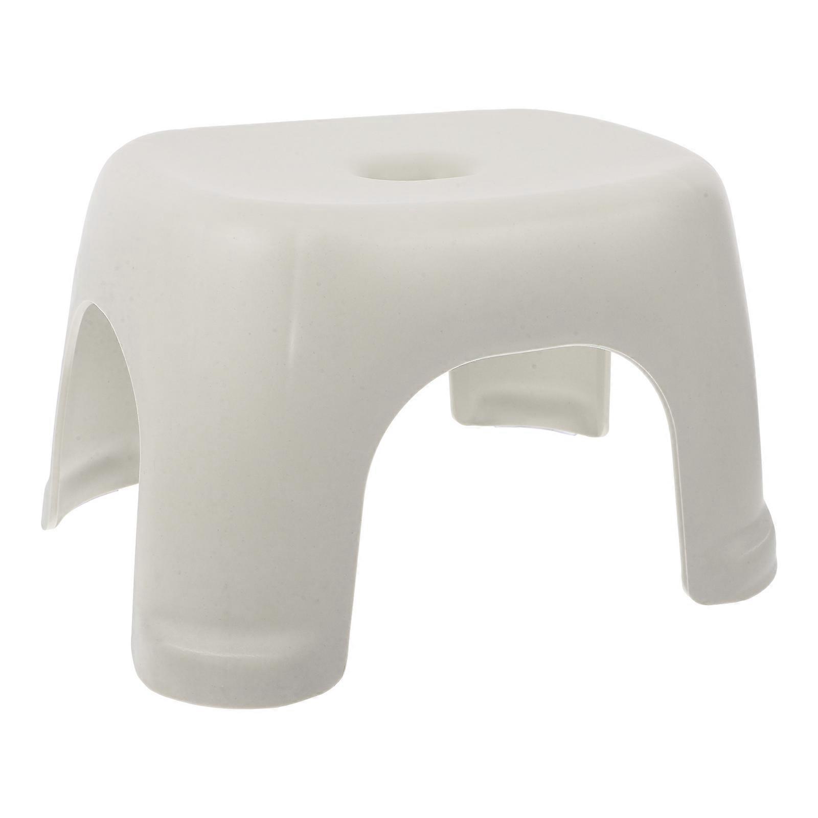 White PP Material Kids Step Stool for Home Multifunctional and Design with Antislip Base 7.9 Inches High