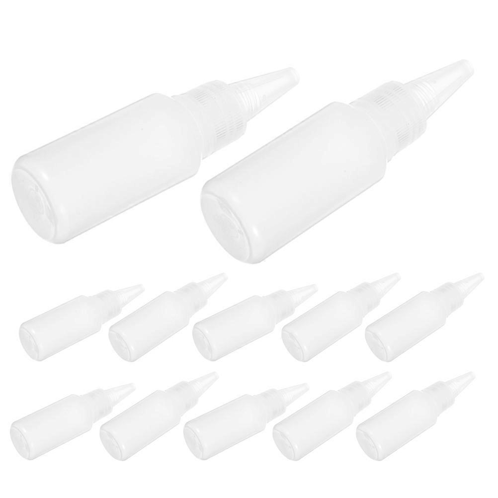 12pcs Plastic Squeeze Bottles with Precision Nozzle – Clear Applicator Bottles for Crafts, Art & DIY Projects – Soft, Transparent Design for Accurate