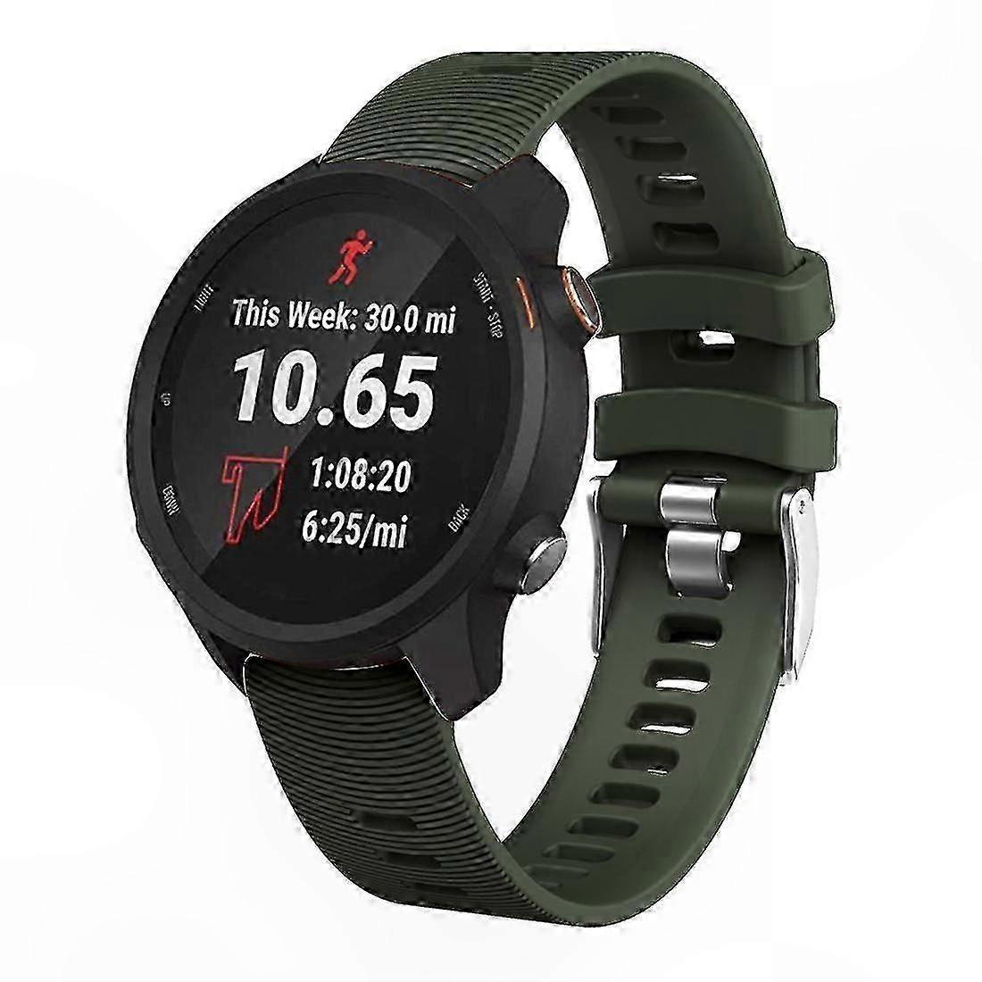 Silicone Wristband for Running Watches Compatible with Garmin Forerunner 245