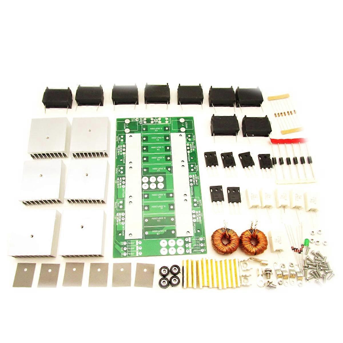 3000W 50A Tapless High Frequency Induction Heating Machine Quenching Module DIY Kit Frequency Oven