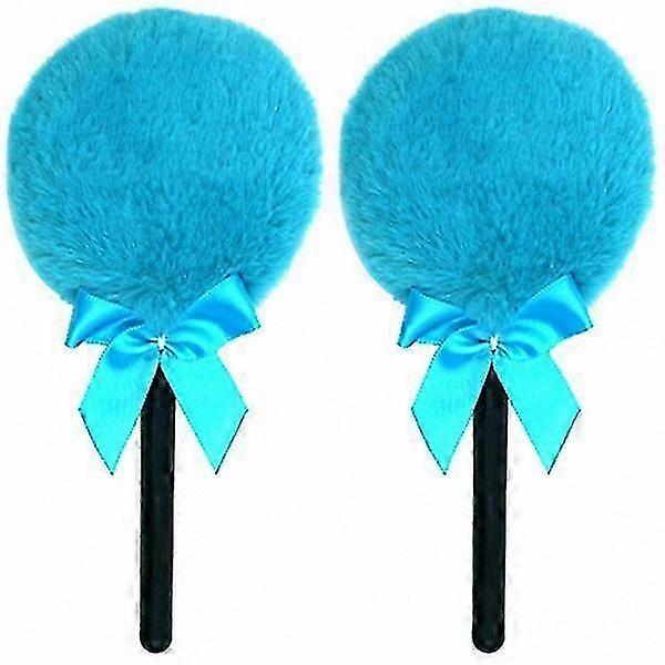 2-Pack Soft Powder Puffs for Face and Body Application with Loose or Mineral Powders