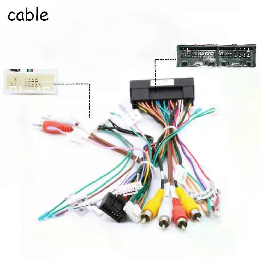 16 PIN Car radio Simple Canbus box HY-SS-04 For Hyundai Santa Fe 3 IX45 Android Decoder Wiring Harness Adapter Power Cable