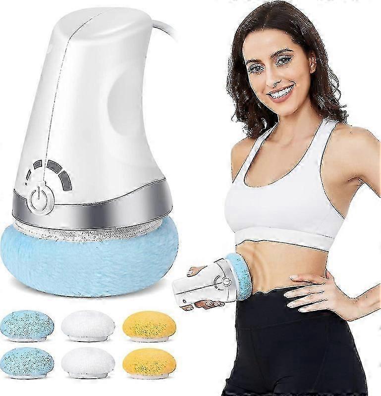 Body Shaping Machine, Electric Cellulite Massager with 6 Washable Pads Body Shaping Massager for Abdominal Legs Hips Arms