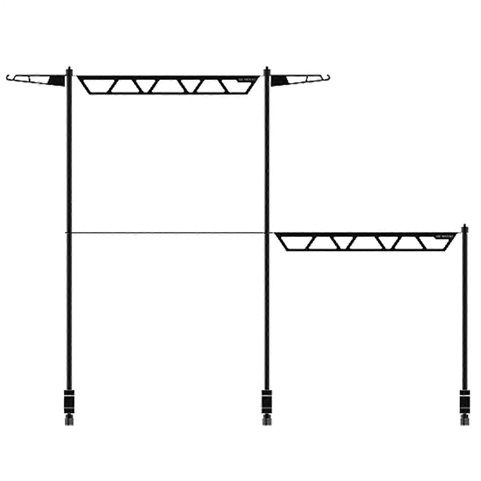 Camping Cookware Rack Outdoor Tripod Hanging Rack Tabletop Storage
