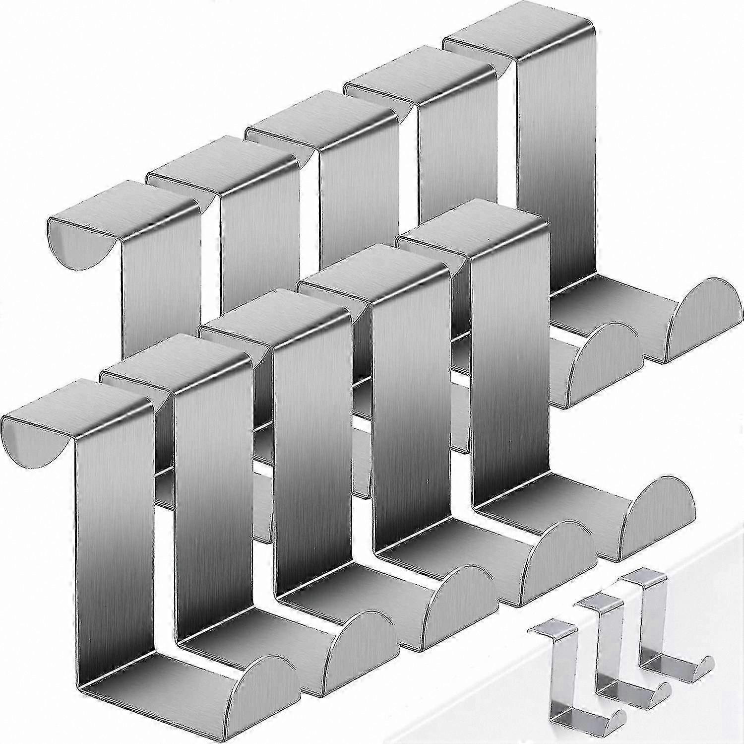Z-Shaped Reversible Door Hanger for Space-Saving Organization