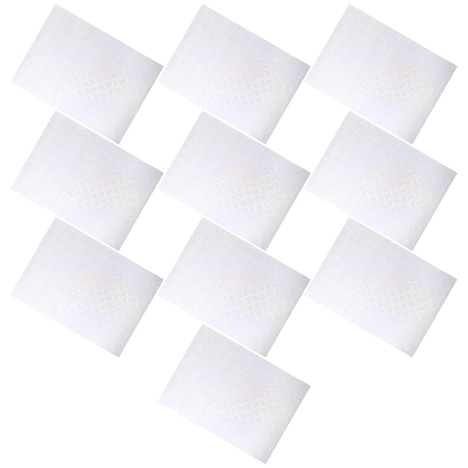 Holographic Cold Laminating Film Sheets for Photo, Document, and Craft Protection – Easy Cut, Clear Finish, Secure Seal