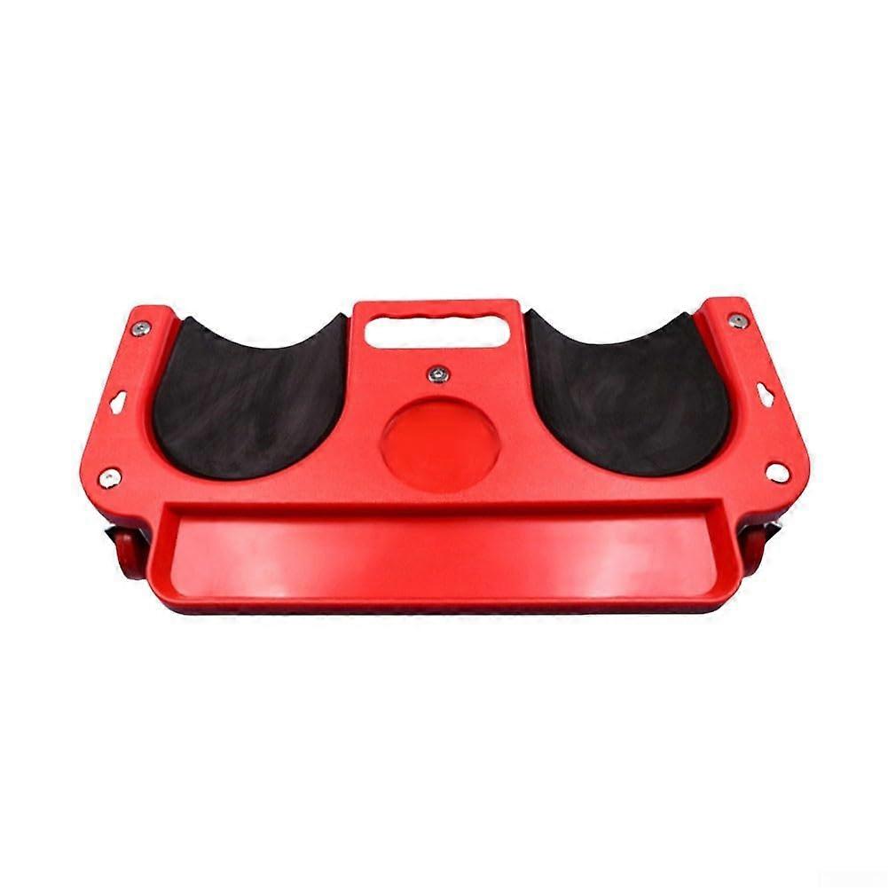 Workshop Rolling Knee Pad Automotive Creeper Board With Cushioned Support(Red)