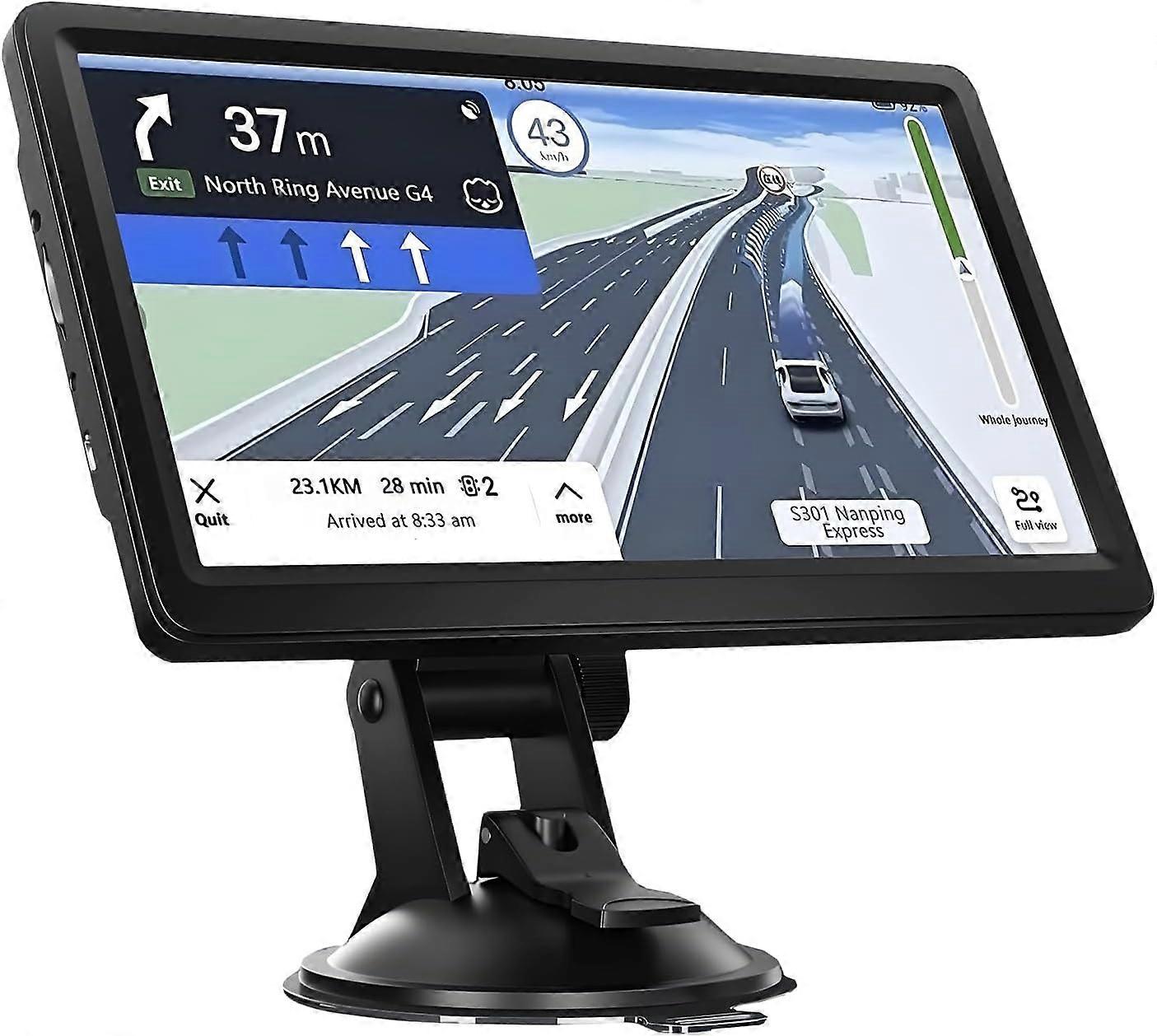 7 Inch Sat Nav For Car/Truck, , 3D/2D Navigation, 8Gb Storage, Mp3/Mp4 Player, Fm Transmitter, Voice