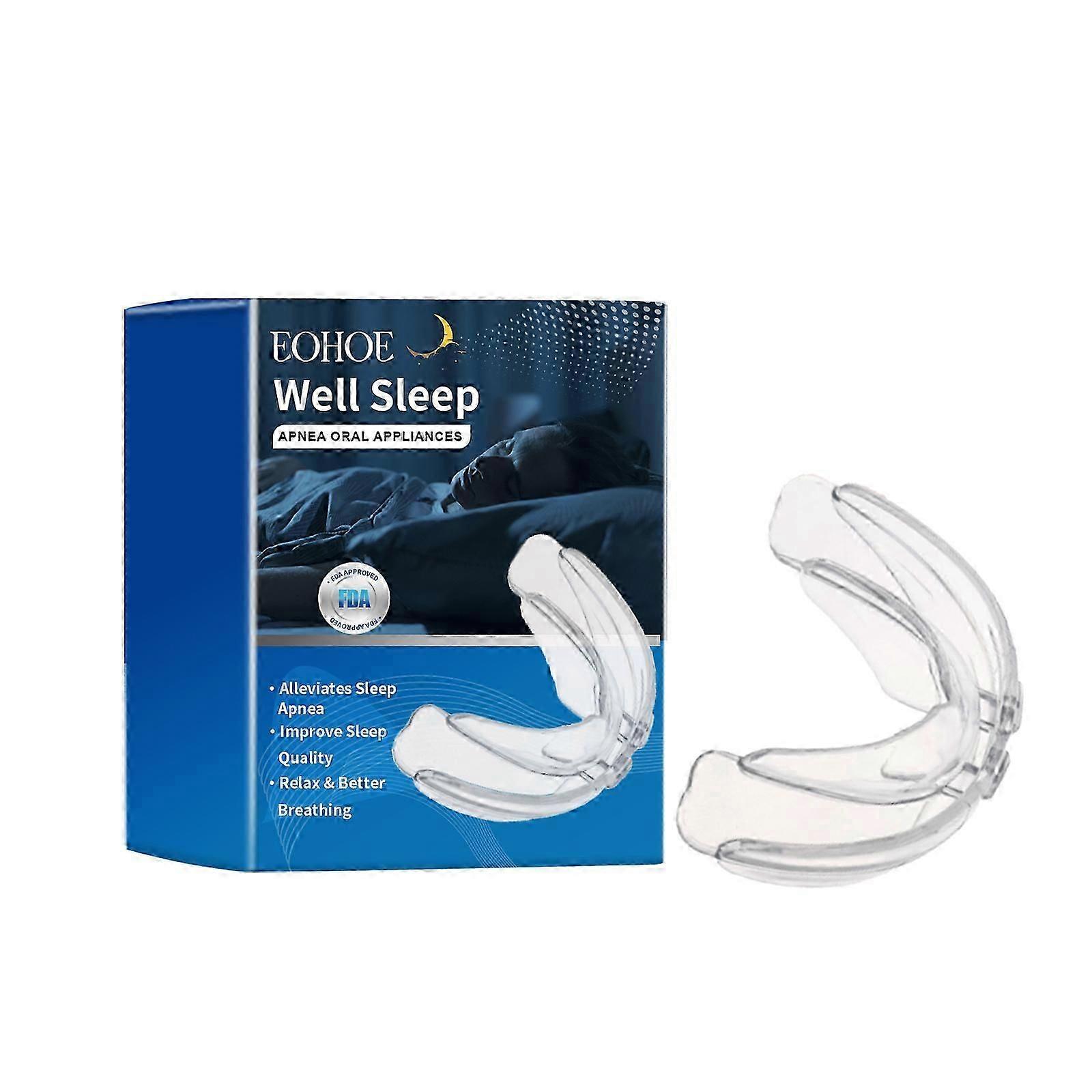 EOHOE Sleep Breathing Correction Mouthguard for Adults to Maintain and Correct Teeth Alignment, Prevent Nighttime Teeth Grinding, and Stop Snoring
