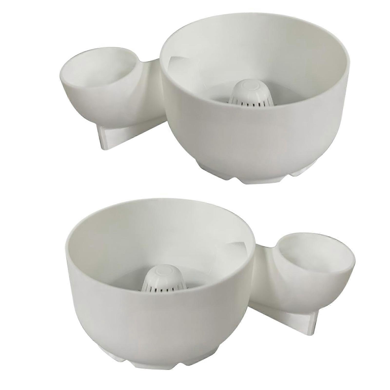 Vegetable Scrubber With Multi Purpose Functionality Fruit Washing Device Energy Efficient Produce Cleaning Tool  White