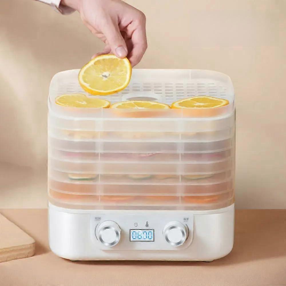 Food Dehydrator Machine With 5 Trays, Temperature Control, Dual Knob, 360 Deg Air Circulation For Fruits Veggies Meat