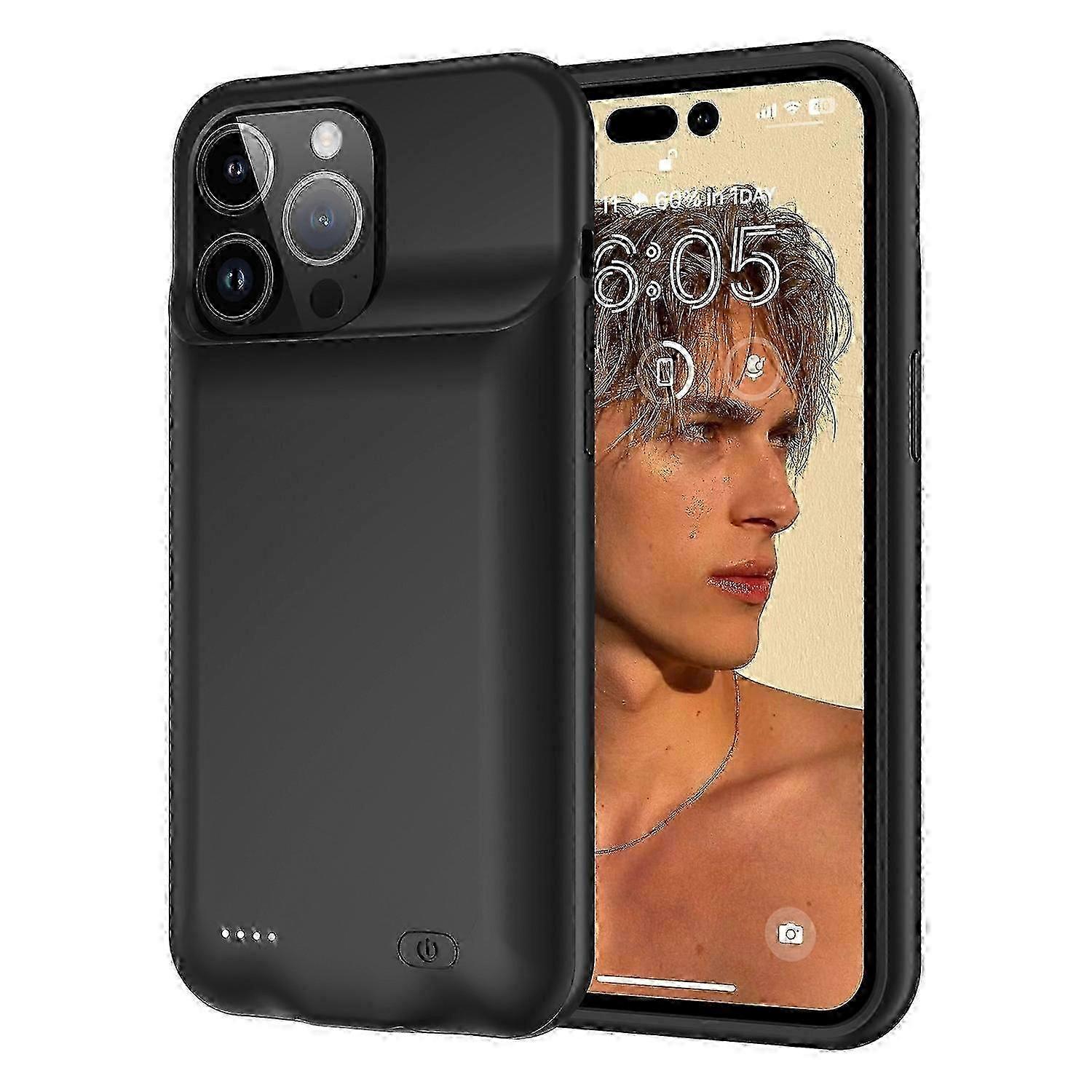 7000mAh Battery Case for iPhone 15 Pro,Rechargeable Power Bank Phon...