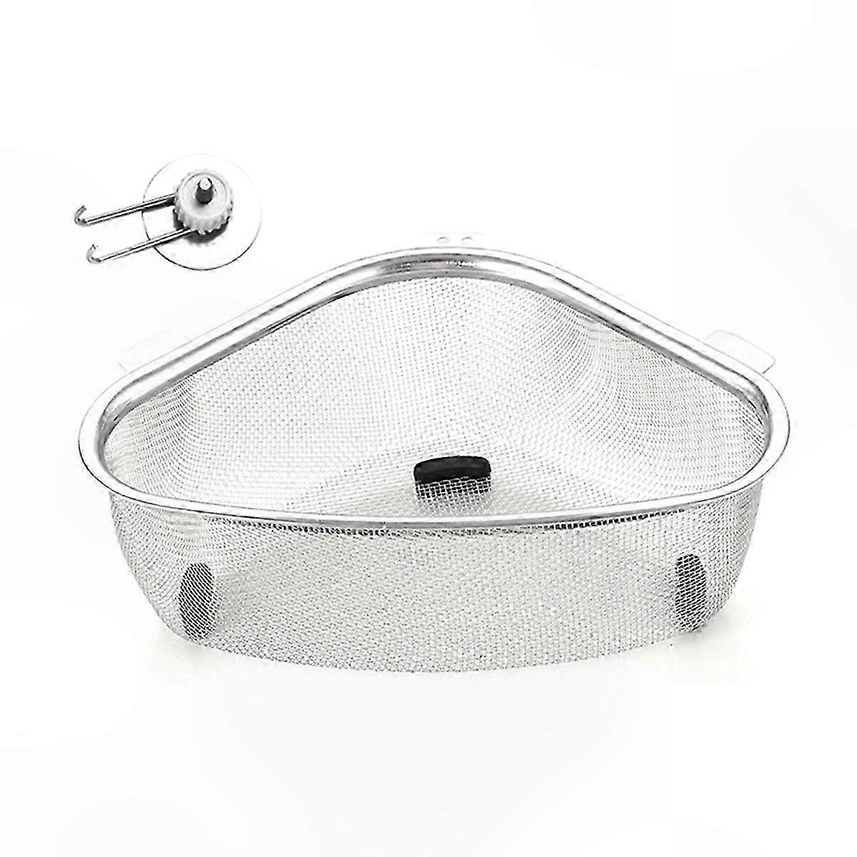 Triangular Sink Basket - Kitchen Filter for Fruits, Vegetables & Drain Organization