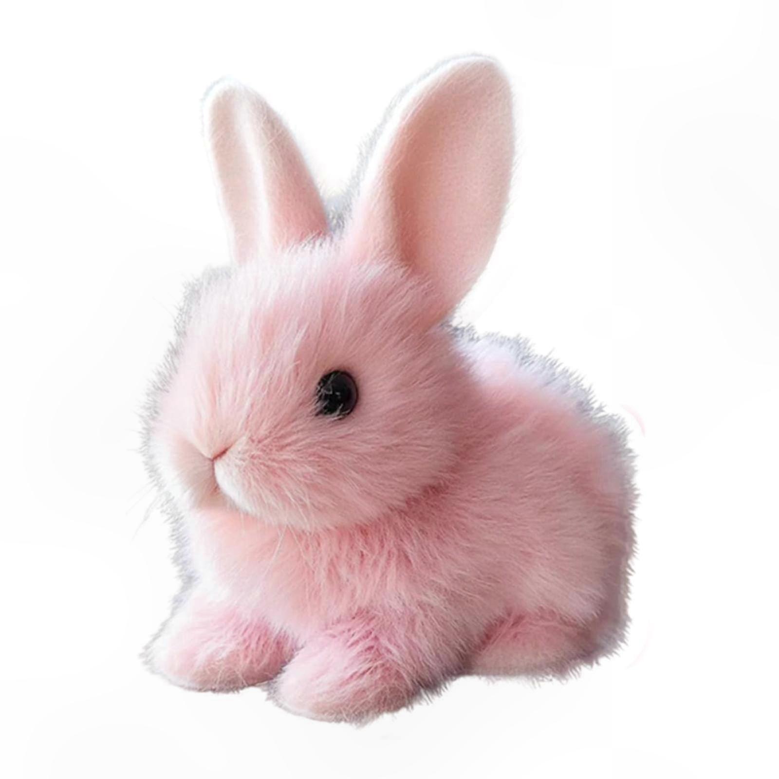 Interactive Plush Bunny Soft Toy with Sound and Motion for Kids Easter Gift