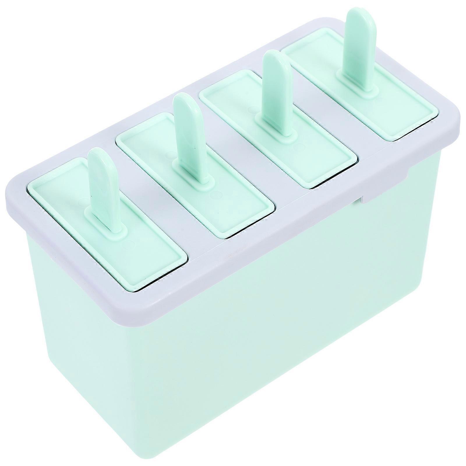 Ice Cream Mold Popsicle Maker for Making Ice Cream 4-Cell DIY Reusable Set