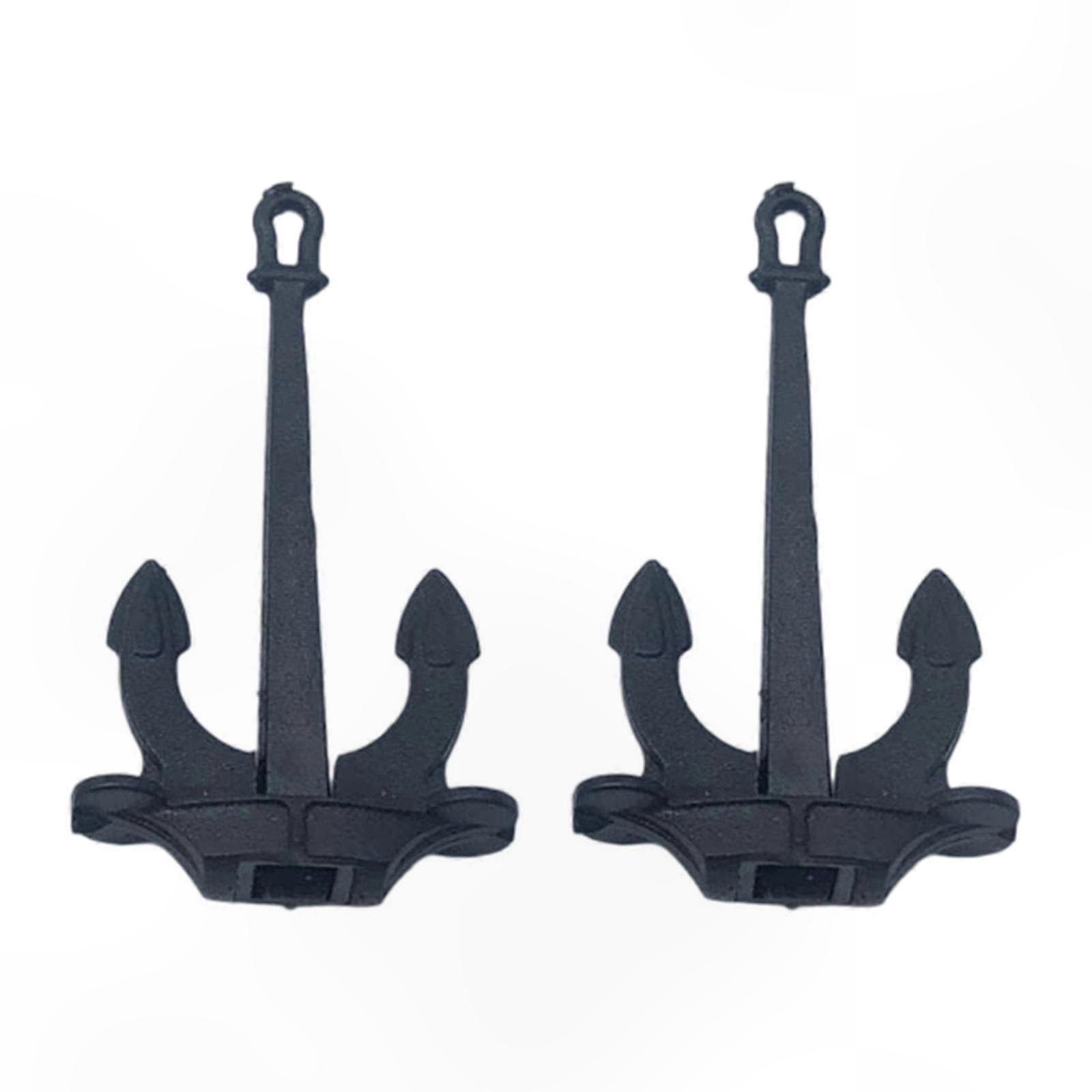 2x Mini Nautical Anchors for RC Boats Model Components Scale Simulation Parts