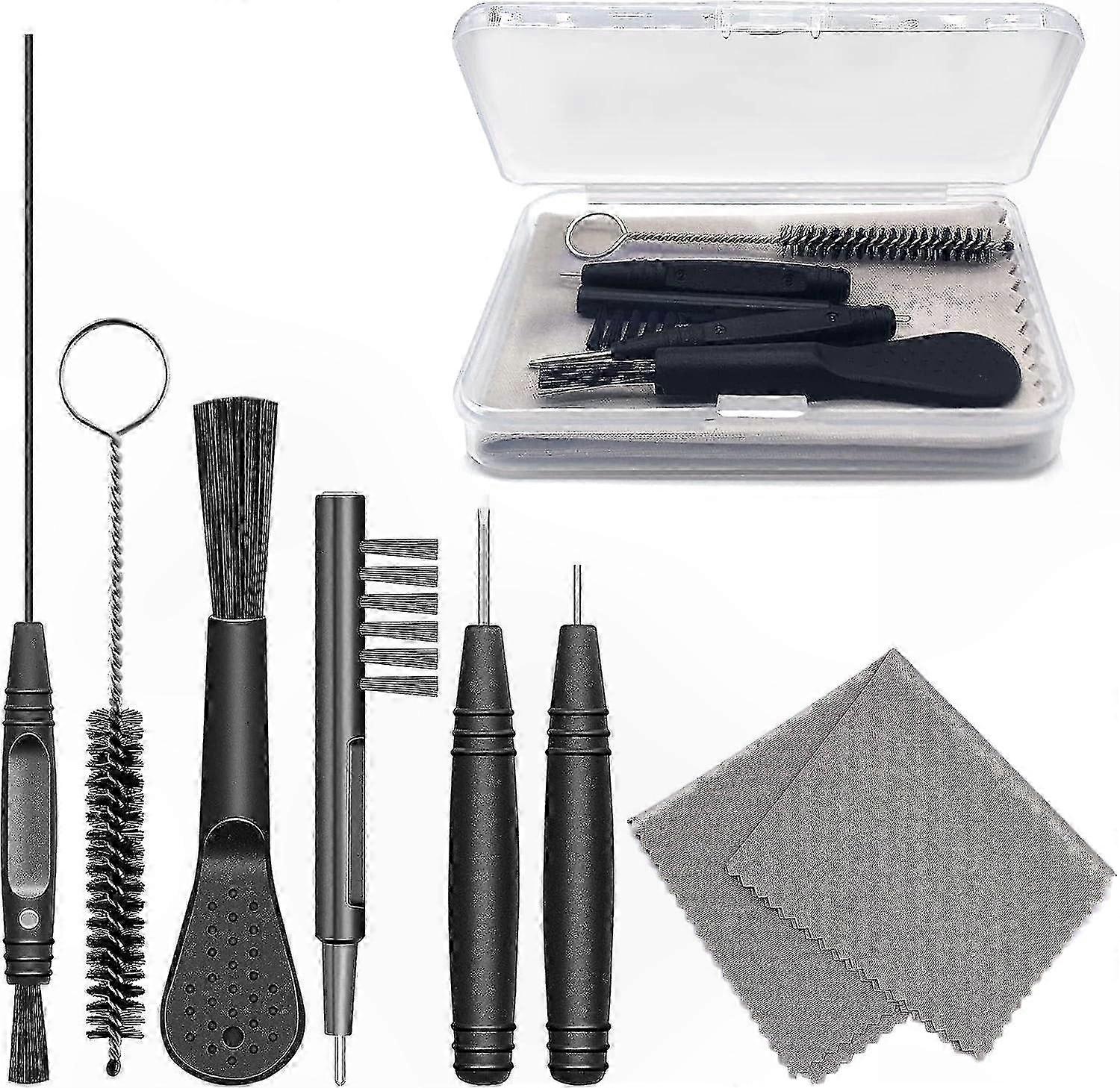 Hearing Aid and Earphone Cleaning Tool Set with Brushes for Maintenance