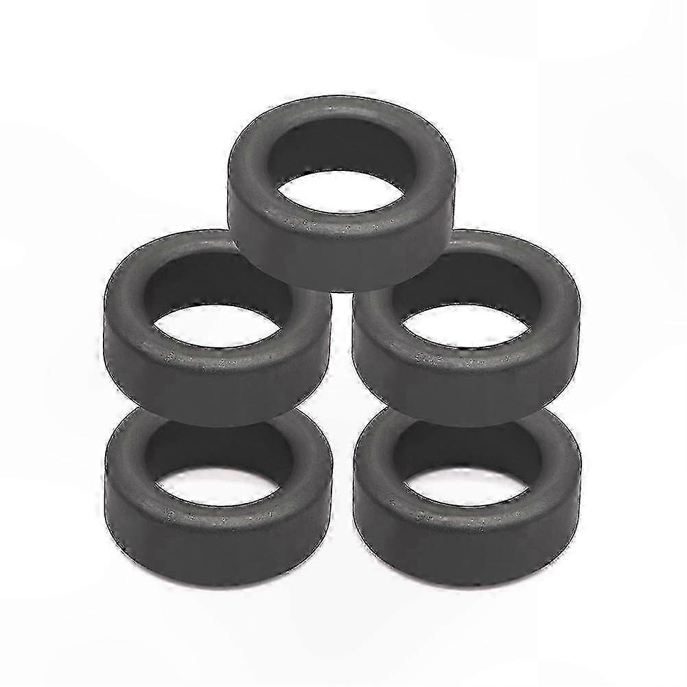Black Round Ferrite Magnet Ring with Hole for Crafting and DIY Projects