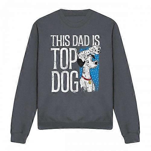101 Dalmatians Unisex Adult This Dad Is Top Dog Sweatshirt