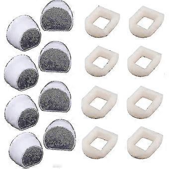 Lot de 16 préfiltres en mousse et filtre à charbon compatibles avec la fontaine Petsafe Drinkwell Inox 360 Avalon