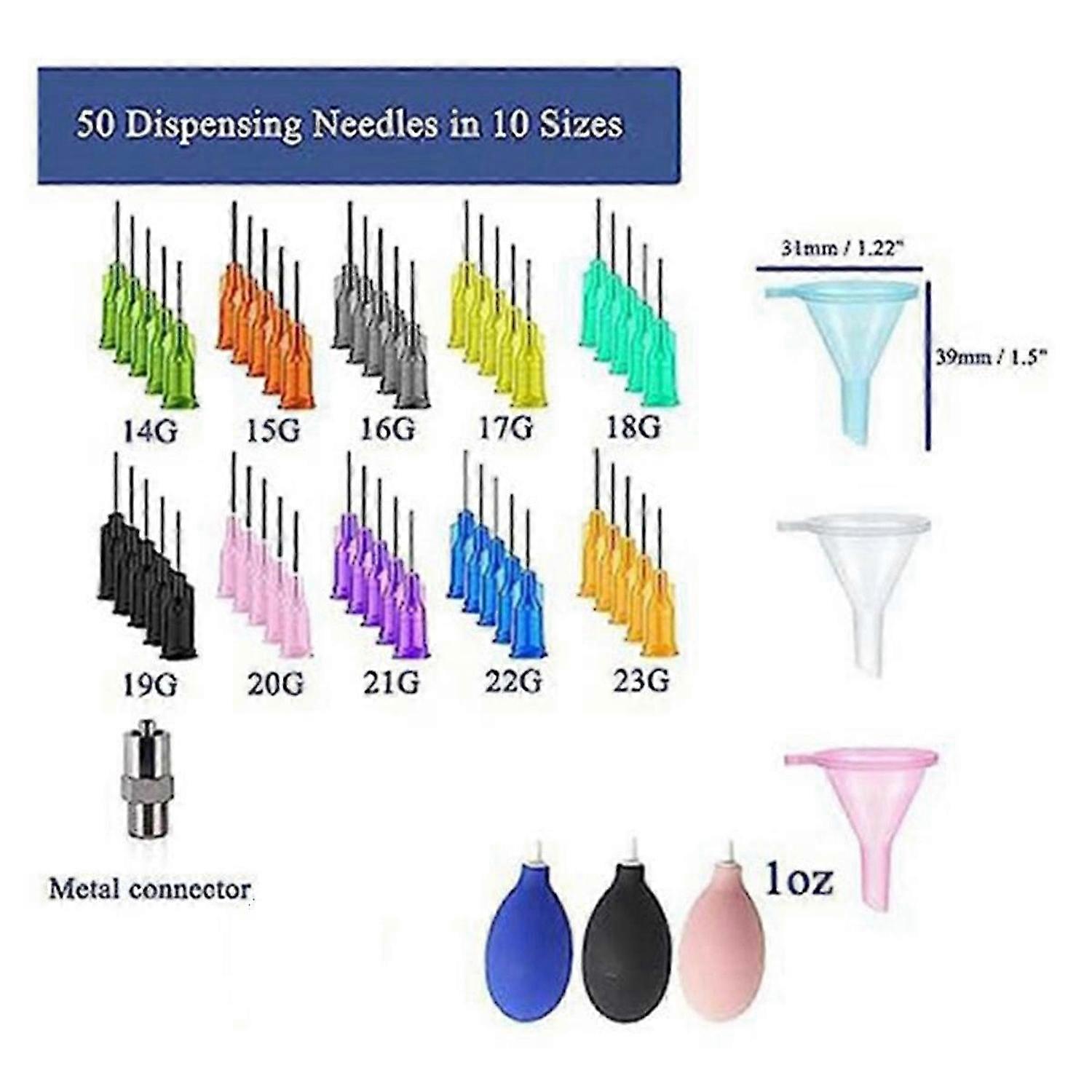 Ceramic Precision Tip Applicator Bottle for Clay Tools Ceramic Crafting Tools with Needle and Fillin