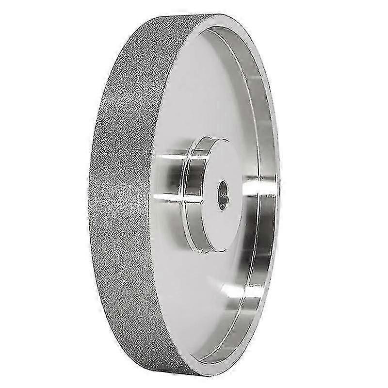 عجلة طحن Cbn ، عرض 6 بوصة ضياء × 1 بوصة ، مع شجرة 12 بوصة ، عجلة طحن الماس لشحذ HSS ، 240 حصى